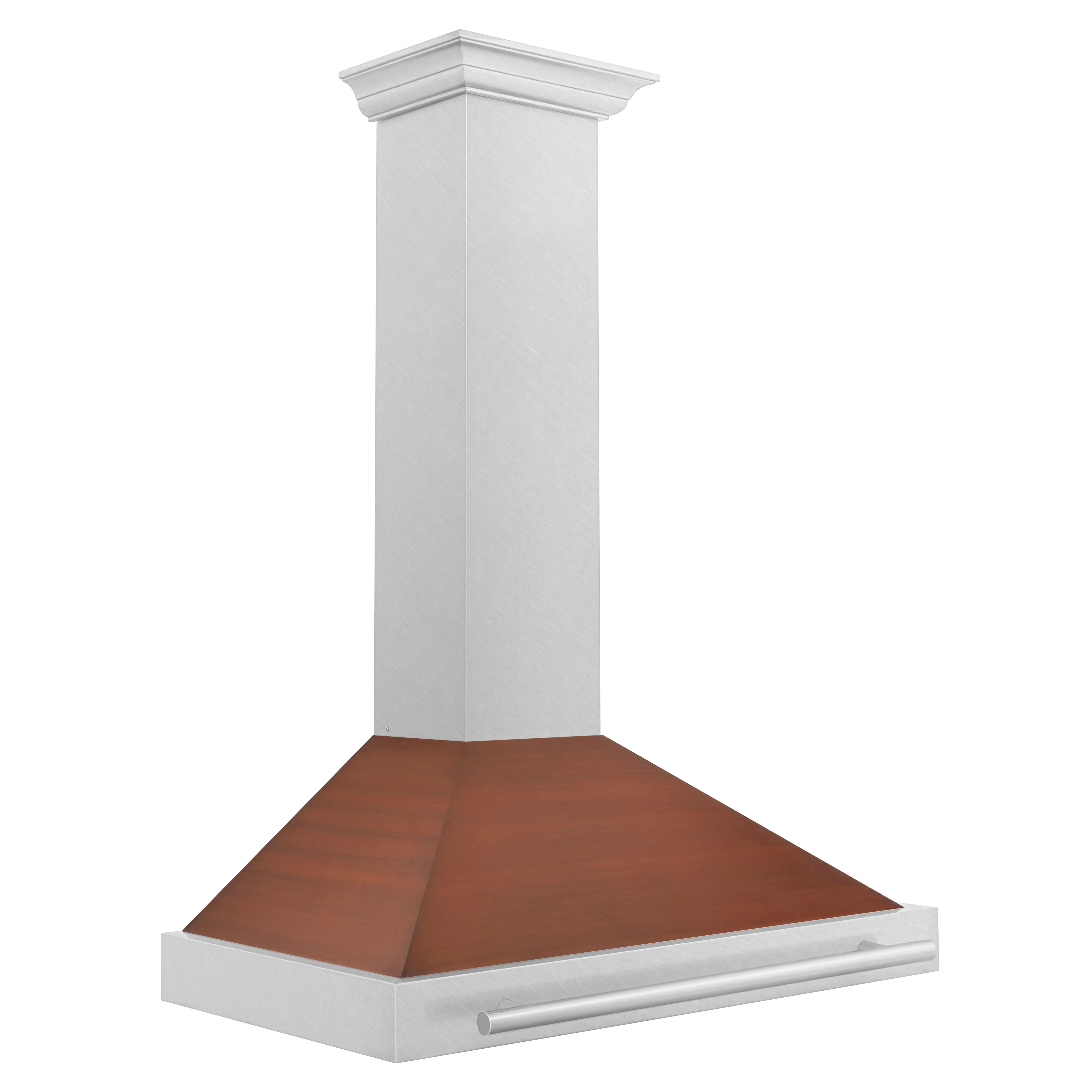 ZLINE 36 in. Convertible Fingerprint Resistant Satin Stainless Steel Range Hood with Copper Shell and Stainless Steel Handle (KB4SNX-C-36) - Image 4