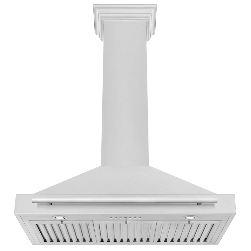 ZLINE 36 in. Convertible Fingerprint Resistant Satin Stainless Steel Range Hood with Stainless Steel Handle (KB4SNX-36) - Image 5