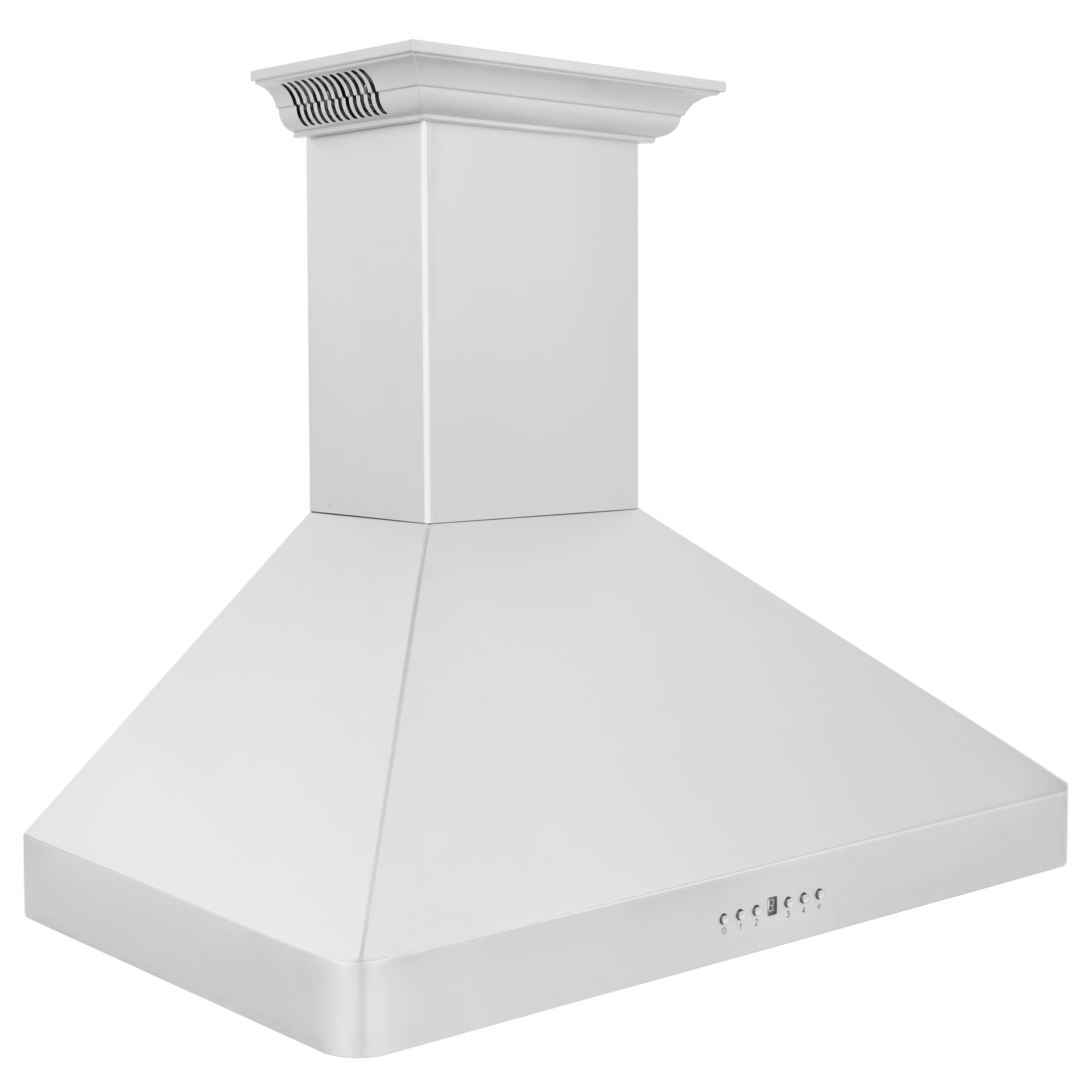 36" ZLINE CrownSound™Ducted Vent Wall Mount Range Hood in Stainless Steel with Built-in Bluetooth Speakers (KF2CRN-BT-36) - Image 8