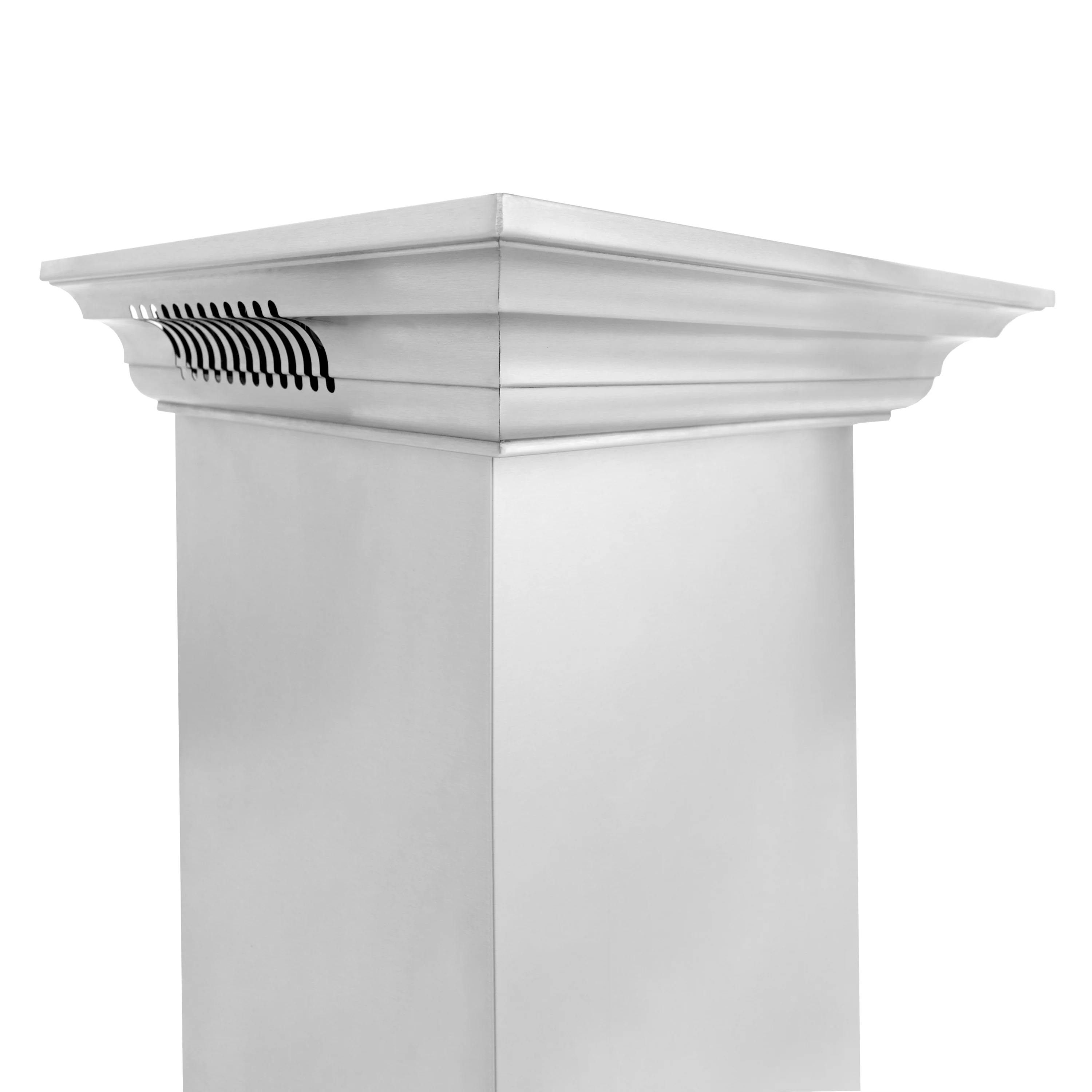 36" ZLINE CrownSound™Ducted Vent Wall Mount Range Hood in Stainless Steel with Built-in Bluetooth Speakers (KZCRN-BT-36) - Image 4