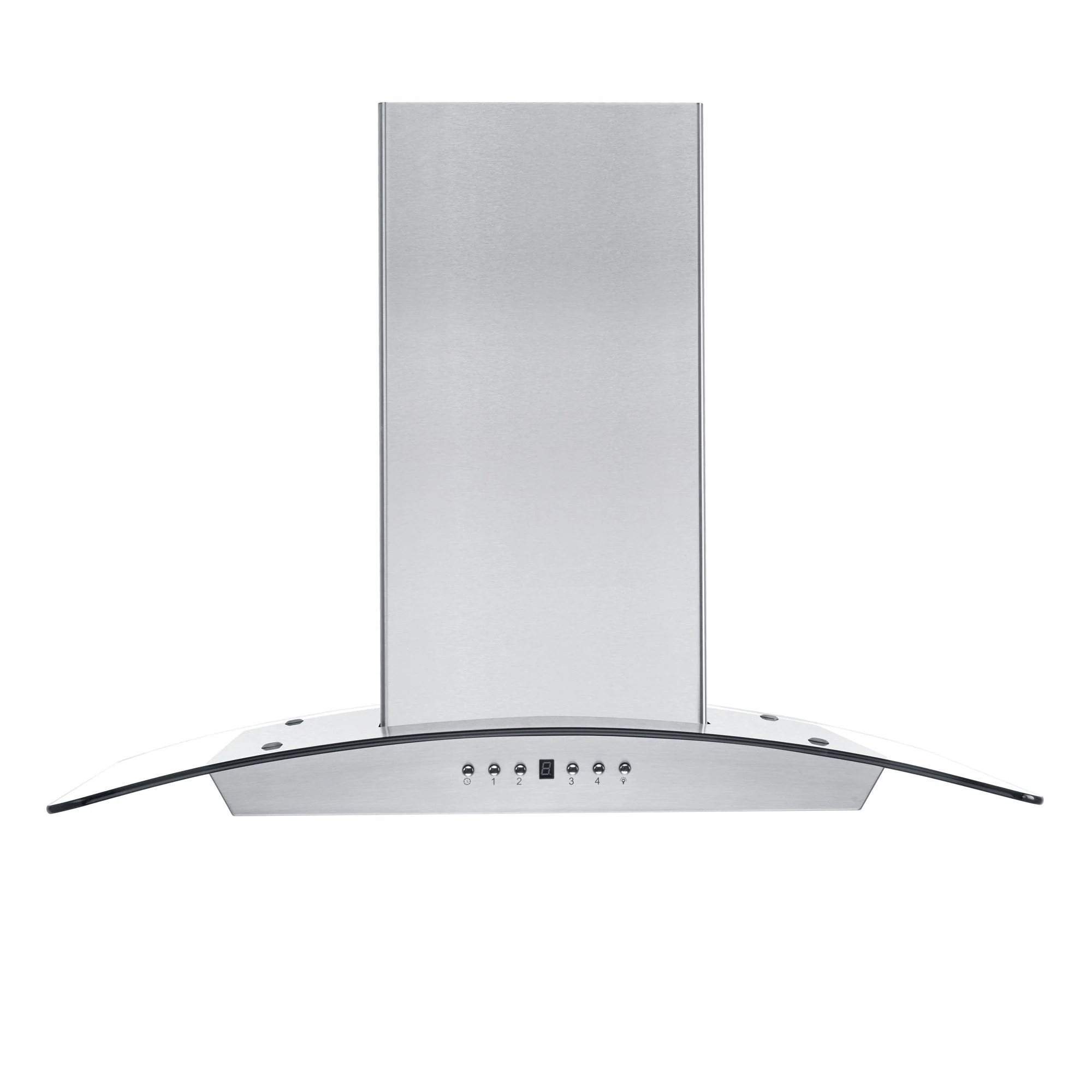 ZLINE 36" Convertible Vent Wall Mount Range Hood in Stainless Steel & Glass with Crown Molding (KZCRN-36) - Image 4