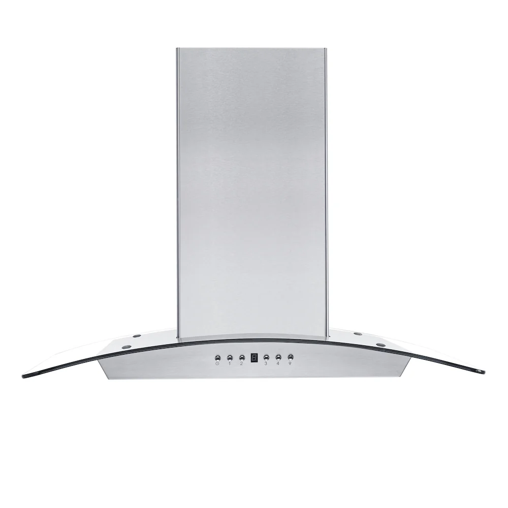 ZLINE 36" Convertible Vent Wall Mount Range Hood in Stainless Steel & Glass (KZ-36) - Image 3