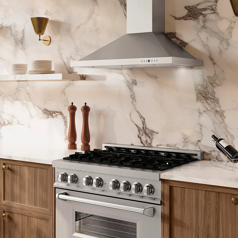 ZLINE 36 in. Convertible Vent Wall Mount Range Hood in Stainless Steel (KB-36) - Image 9