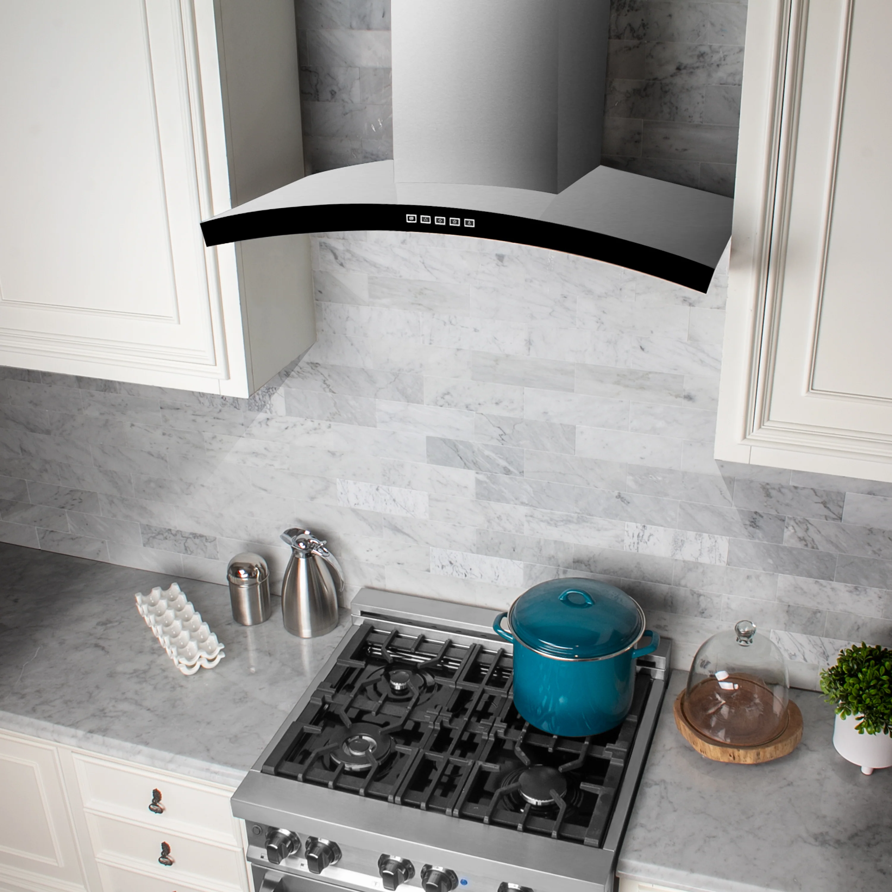 ZLINE 36" Convertible Vent Wall Mount Range Hood in Stainless Steel (KN6-36) - Image 2