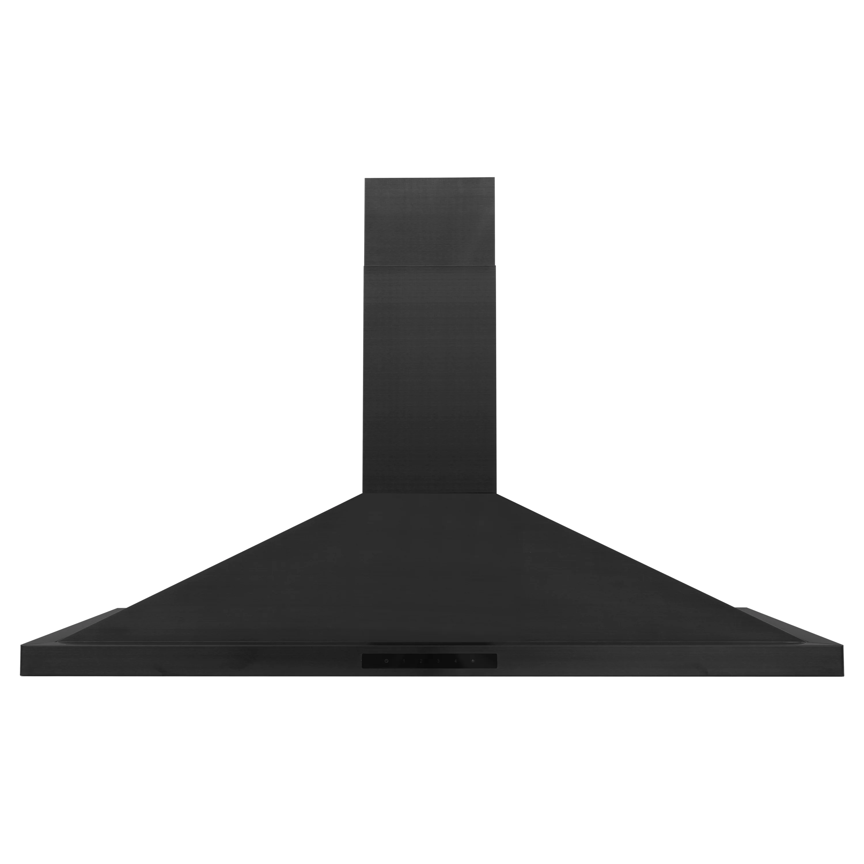 ZLINE 42" Convertible Wall Mount Range Hood in Black Stainless Steel with Set of 2 Charcoal Filters, LED lighting and Dishwasher-Safe Baffle Filters (BSKBN-CF-42) - Image 8