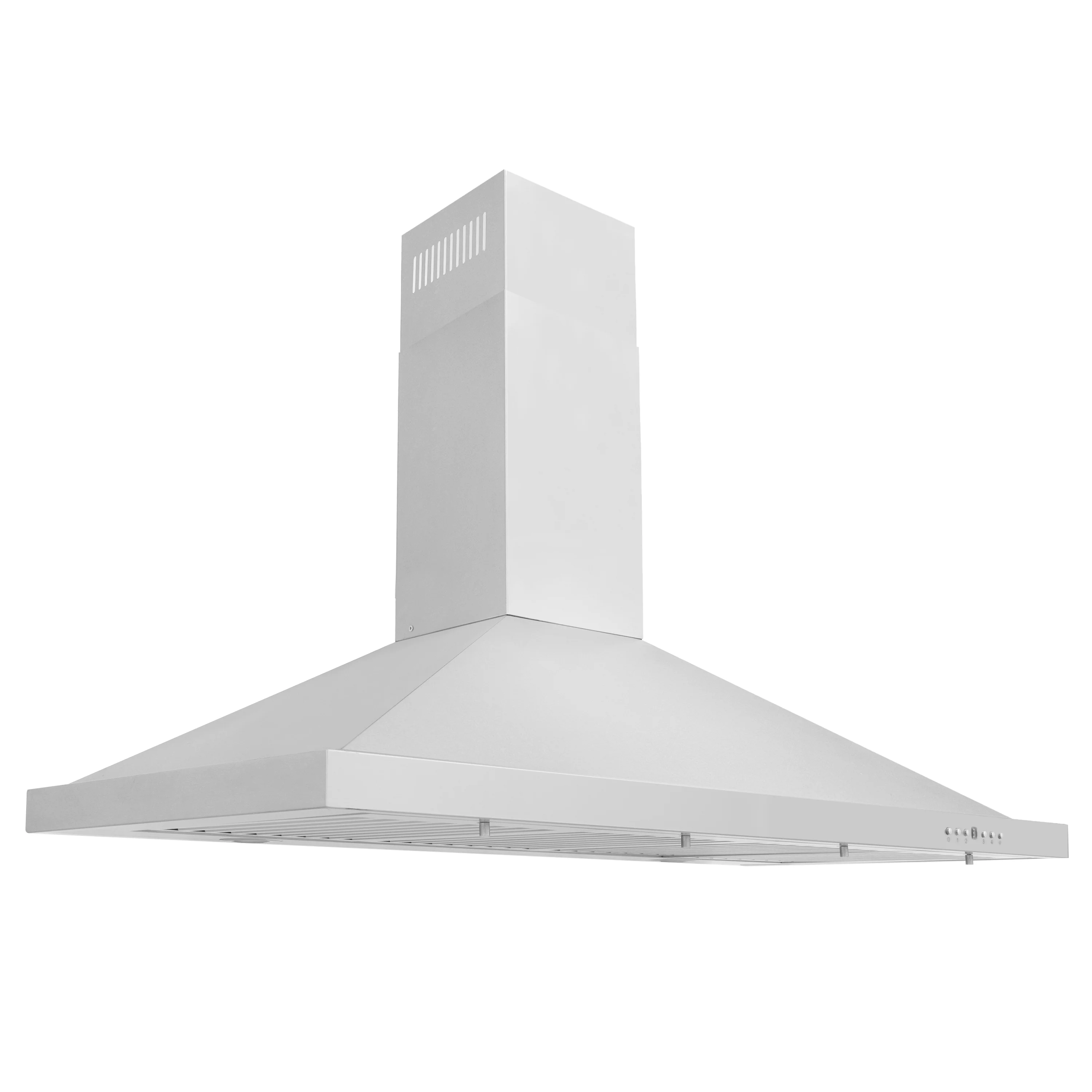 ZLINE 42" Convertible Wall Mount Range Hood in Stainless Steel with Set of 2 Charcoal Filters, LED lighting and Dishwasher-Safe Baffle Filters (KB-CF-42) - Image 5