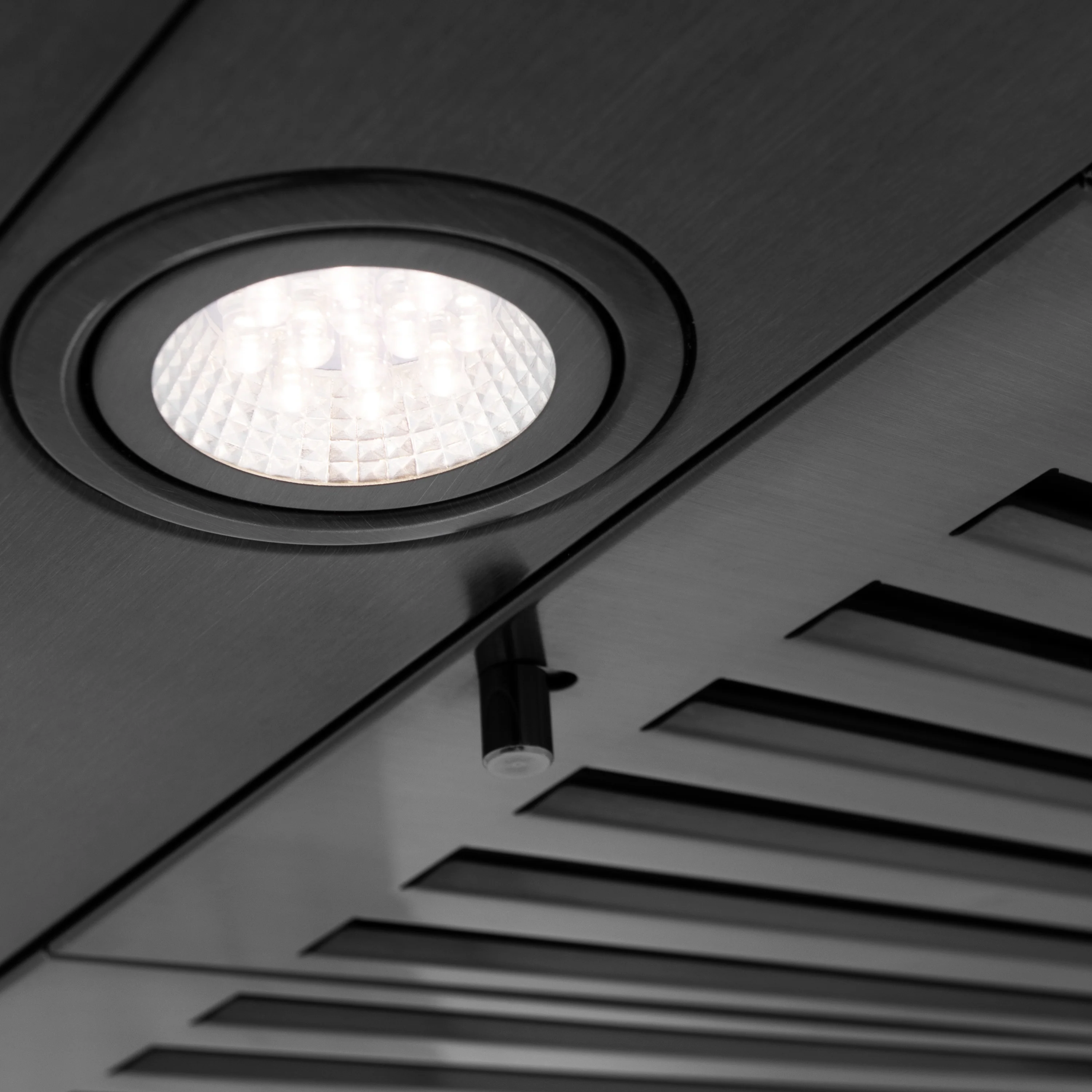 ZLINE 42" Convertible Vent Wall Mount Range Hood in Black Stainless Steel (BSKBN-42) - Image 8