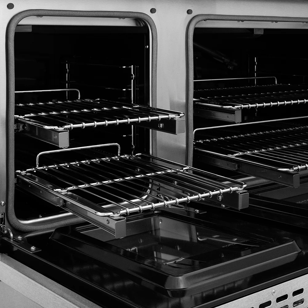 ZLINE 48 in. 6.7 cu. ft. Classic Gas Range with 8 Burner DuoPro™ Cooktop and Dual Ovens in Satin Stainless Steel (PCGRS-48) - Image 22