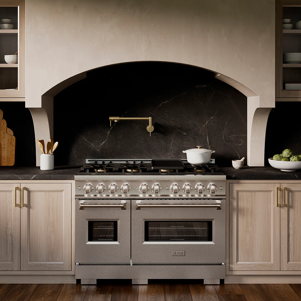 ZLINE 48 in. 6.7 cu. ft. Classic Gas Range with 8 Burner DuoPro™ Cooktop and Dual Ovens in Satin Stainless Steel (PCGRS-48) - Image 24