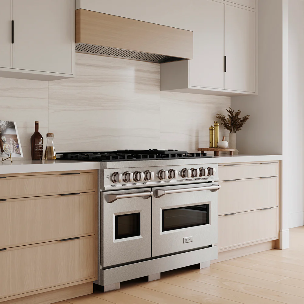 ZLINE 48 in. 6.7 cu. ft. Classic Gas Range with 8 Burner DuoPro™ Cooktop and Dual Ovens in Satin Stainless Steel (PCGRS-48) - Image 26