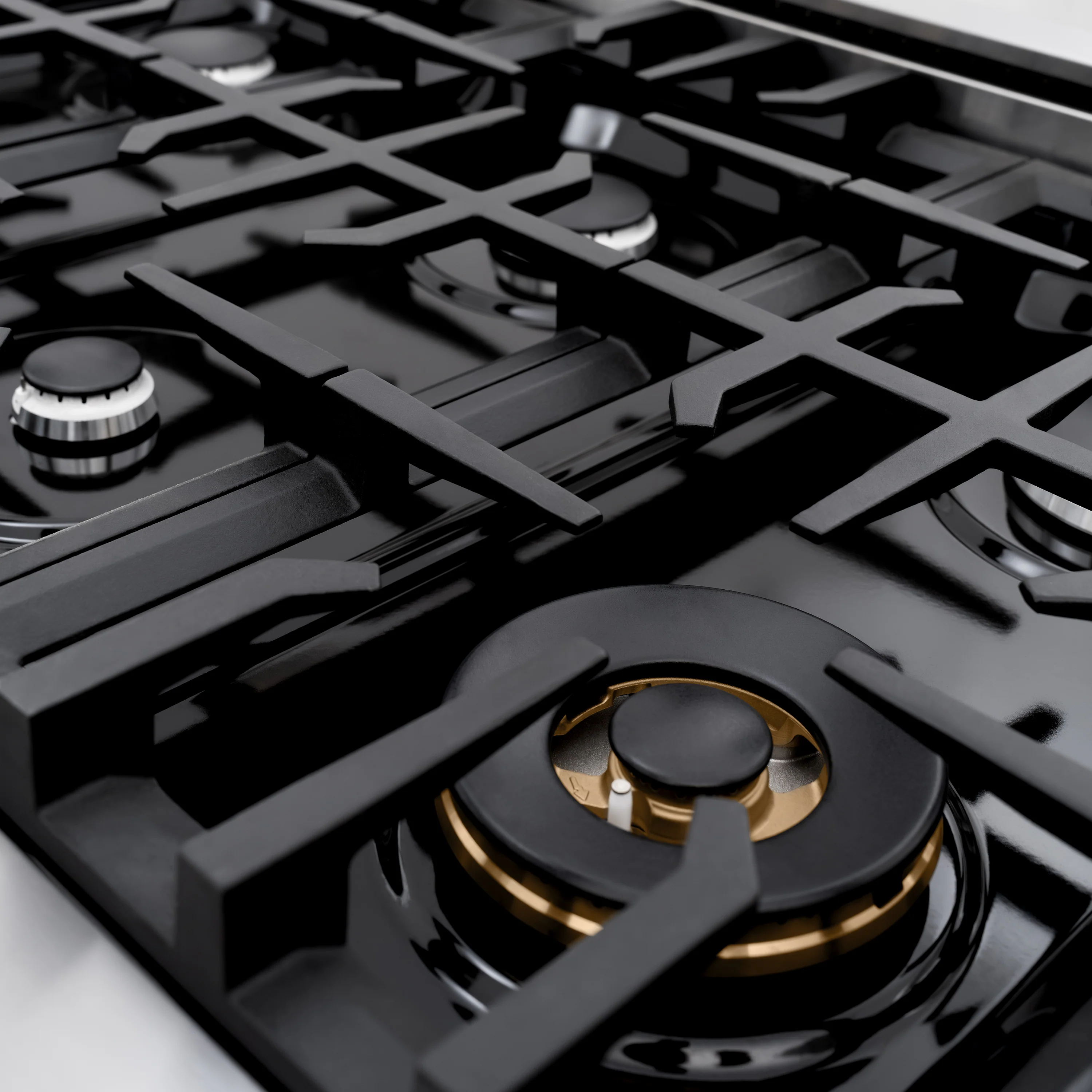 ZLINE 48 in. 6.7 cu. ft. Classic Double Oven Gas Range with 8 Burner Cooktop in Stainless Steel (CGR48) - Image 10