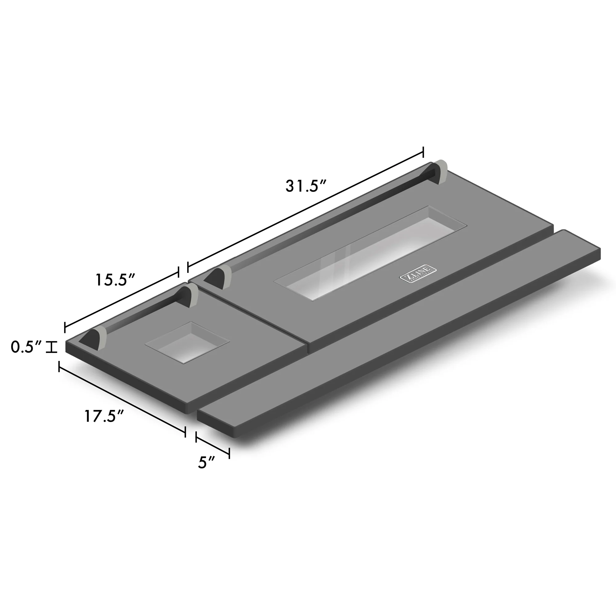 ZLINE 48 in. Blue Gloss Range Doors for RA and RG Models (RA-DR-BG-48) - Image 4