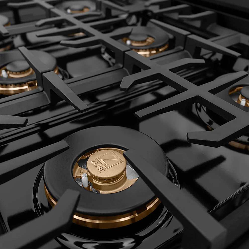 ZLINE 48 in. Classic Gas Rangetop with 8 Burner DuoPro™ Cooktop in Black Stainless Steel, Open Box-Great Condition - Image 10