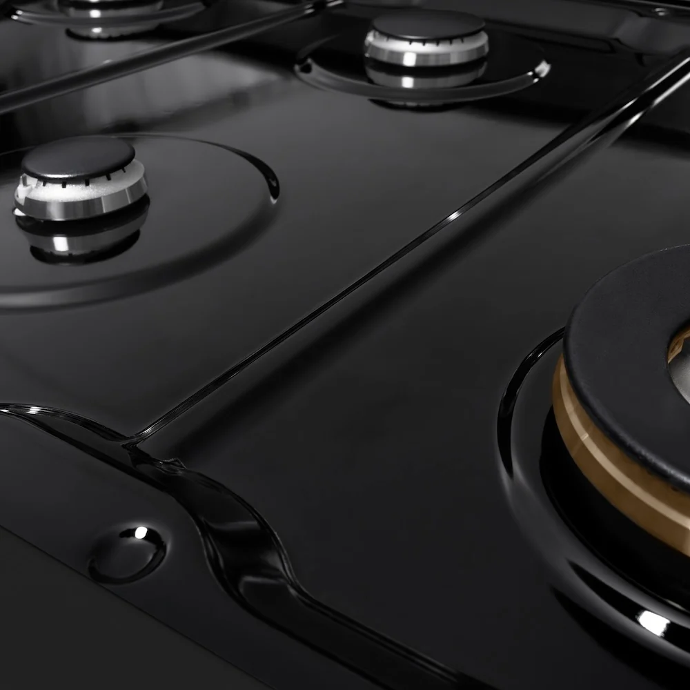 ZLINE 48 in. Paramount Gas Rangetop with 8 Burners and Porcelain Cooktop in Black Stainless Steel, Open Box-Great Condition - Image 6