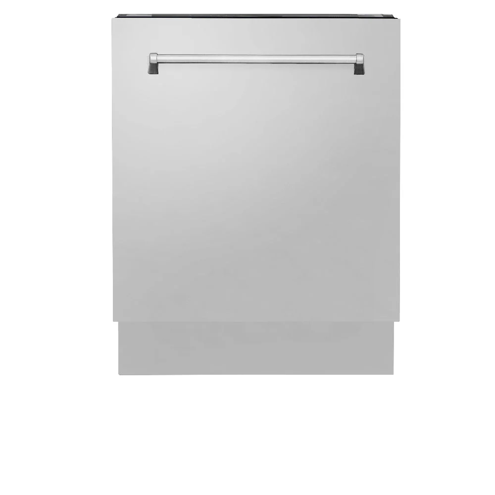 ZLINE Kitchen Package with 36 in. French Door Refrigerator, 48 in. Dual Fuel Range, 48 in. Range Hood, 24 in. Microwave Drawer, 24 in. Tall Tub Dishwasher and 24 in. Wine Cooler in Stainless Steel (6KPR-RARH48-MWDWV-RWV) - Image 19