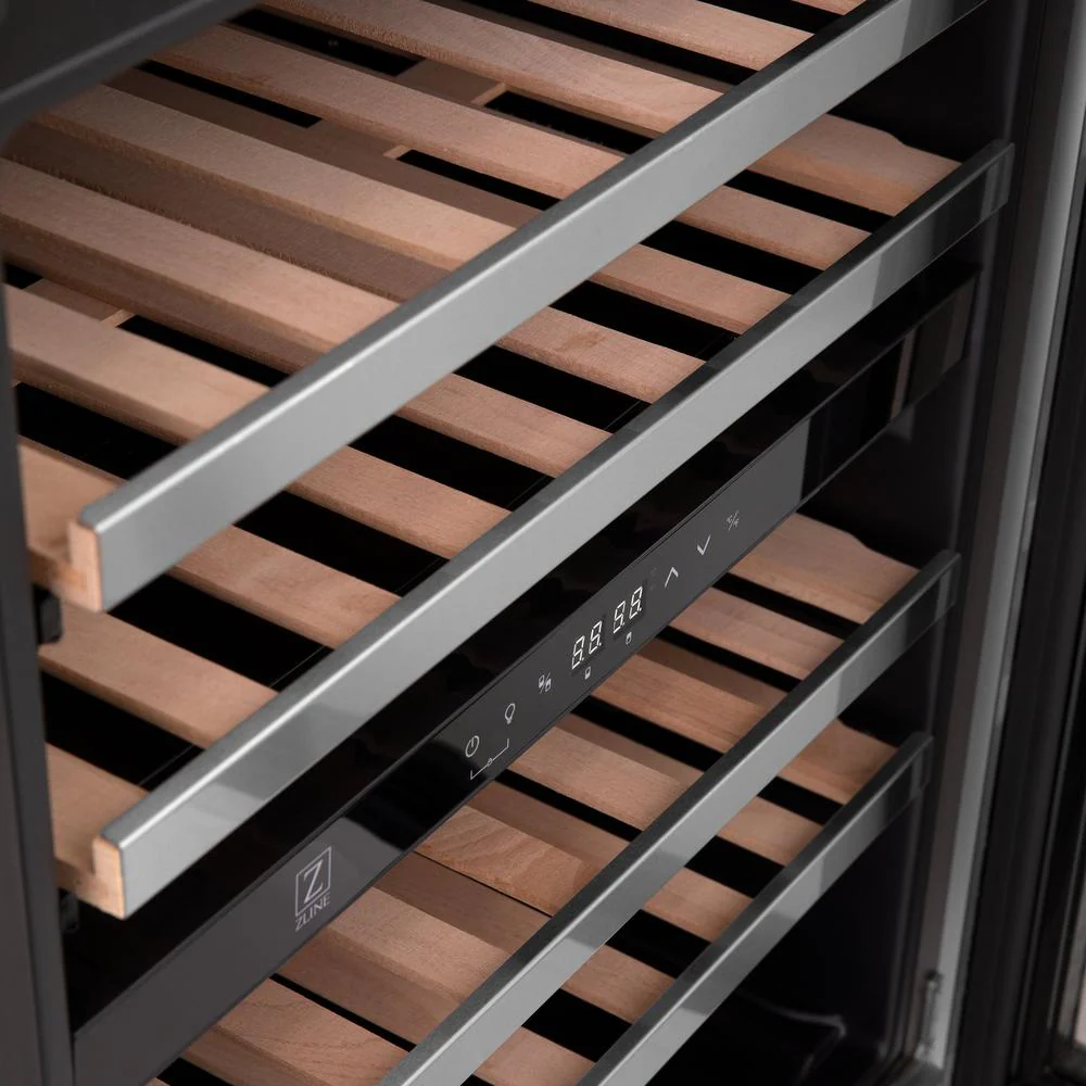 ZLINE Kitchen Package with 36 in. French Door Refrigerator, 48 in. Dual Fuel Range, 48 in. Range Hood, 24 in. Microwave Drawer, 24 in. Tall Tub Dishwasher and 24 in. Wine Cooler in Stainless Steel (6KPR-RARH48-MWDWV-RWV) - Image 25