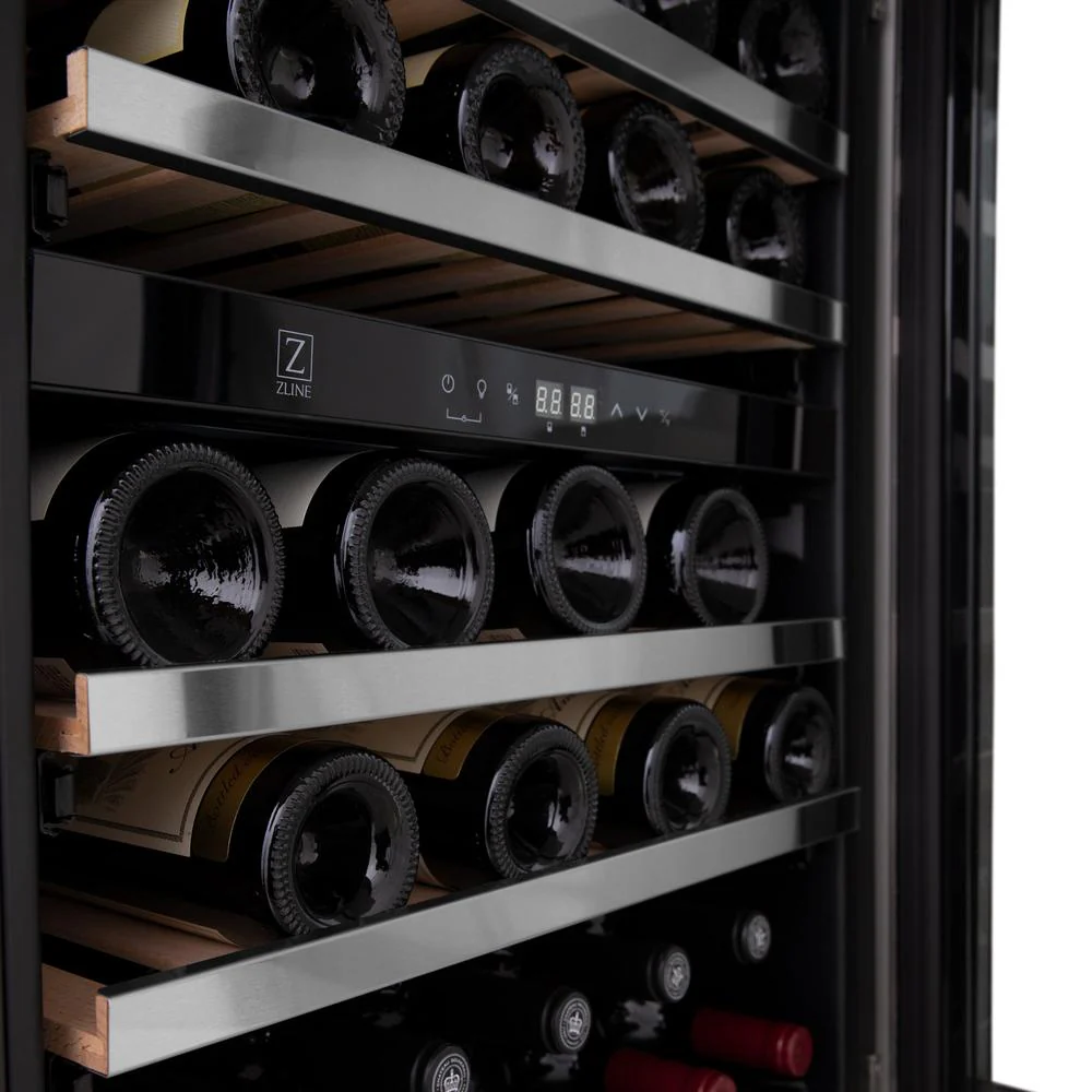 ZLINE Kitchen Package with 36 in. French Door Refrigerator, 48 in. Dual Fuel Range, 48 in. Range Hood, 24 in. Microwave Drawer, 24 in. Tall Tub Dishwasher and 24 in. Wine Cooler in Stainless Steel (6KPR-RARH48-MWDWV-RWV) - Image 26