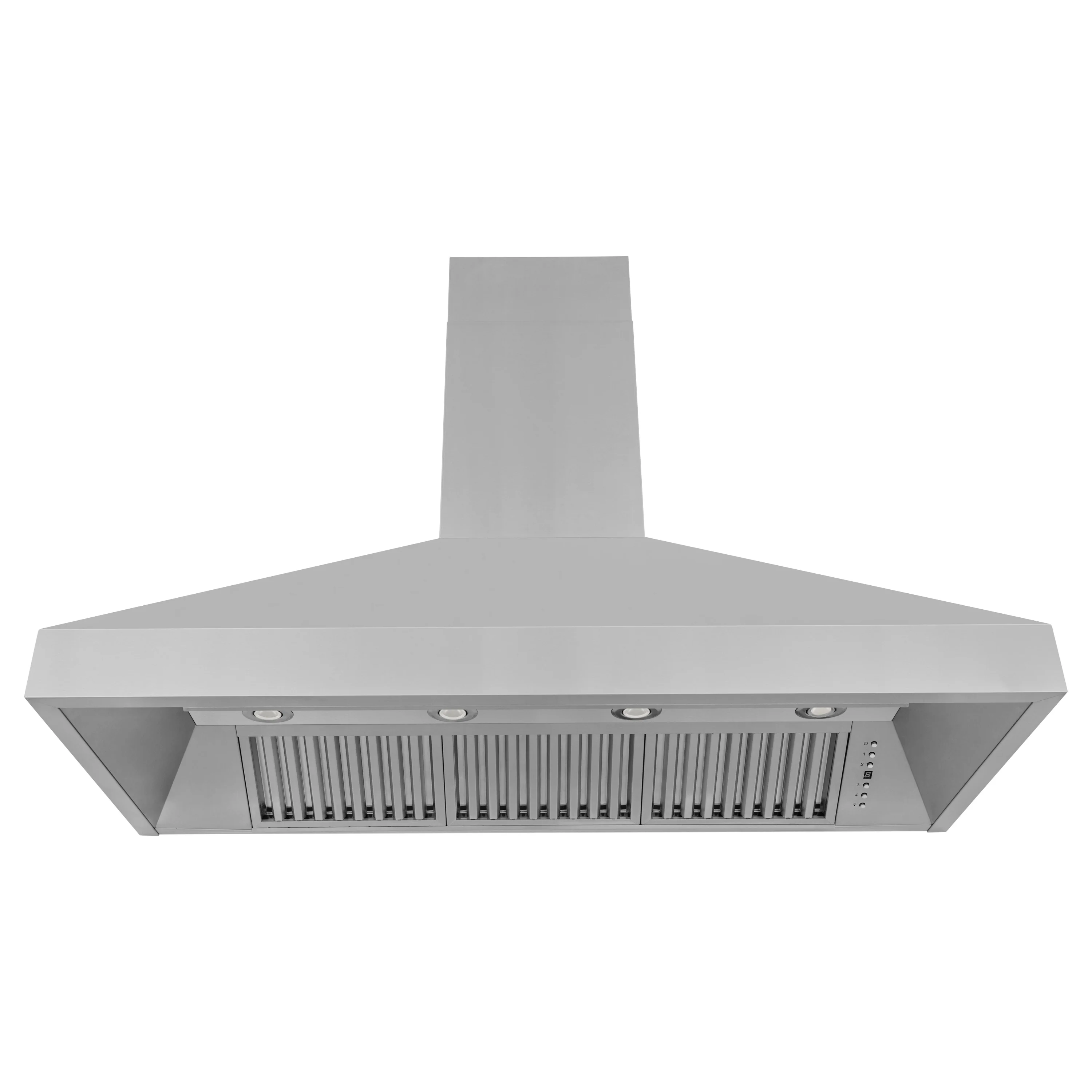 ZLINE 48" Professional Convertible Vent Wall Mount Range Hood in Stainless Steel (597-48) - Image 5