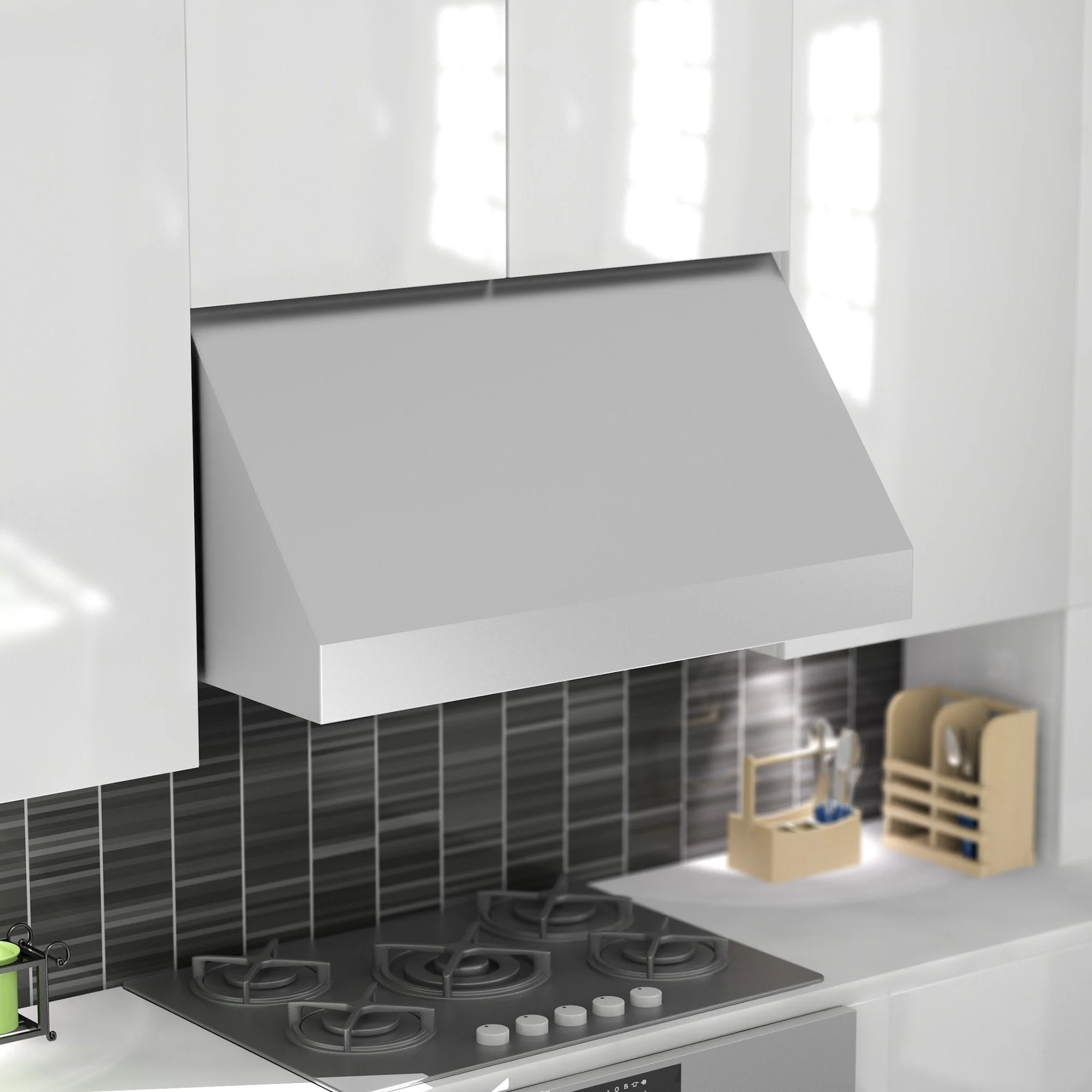ZLINE 48"  Convertible Vent Under Cabinet Range Hood in Stainless Steel (523-48)