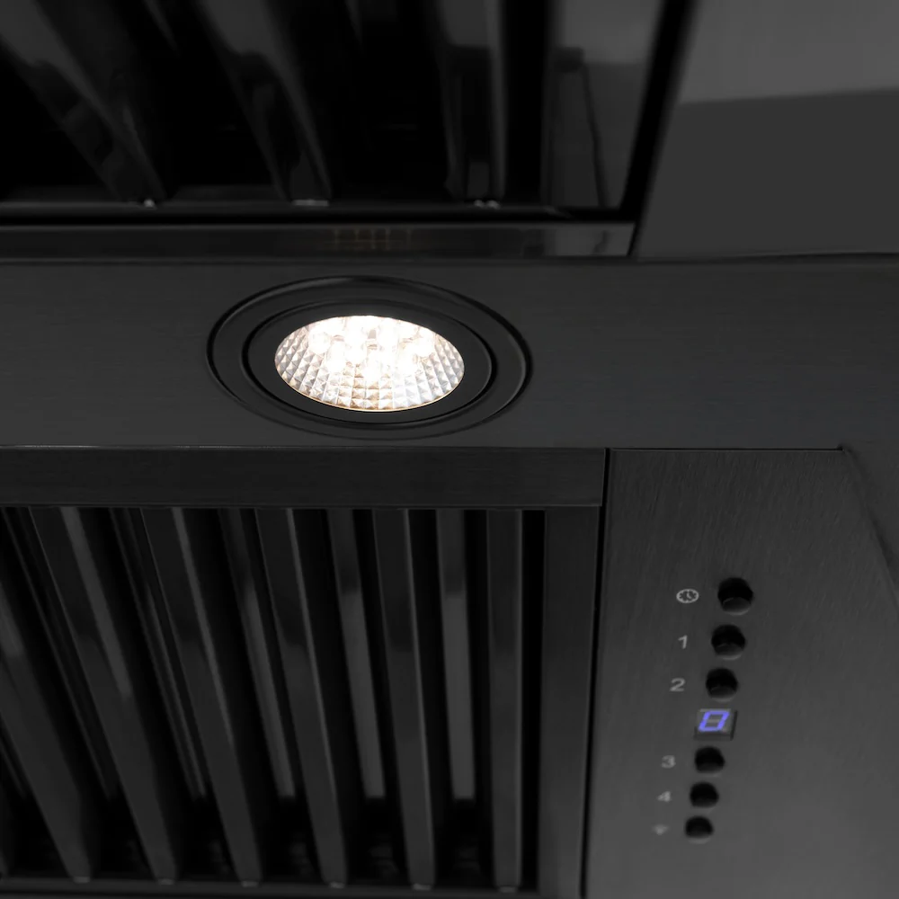 ZLINE 48" Black Stainless Steel Range Hood with Black Stainless Steel Handle (BS655-48-BS) - Image 6