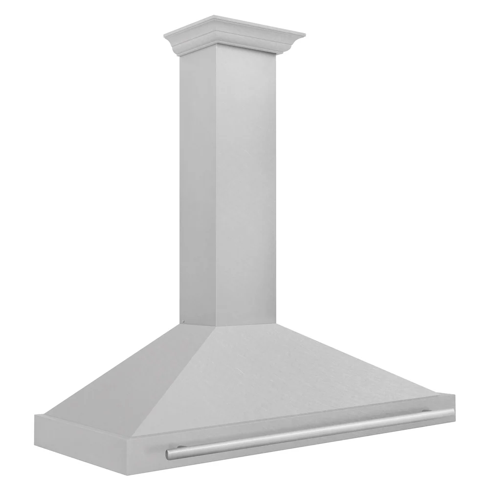 ZLINE 48 in. Convertible Fingerprint Resistant Satin Stainless Steel Range Hood with Stainless Steel Handle (KB4SNX-48) - Image 4