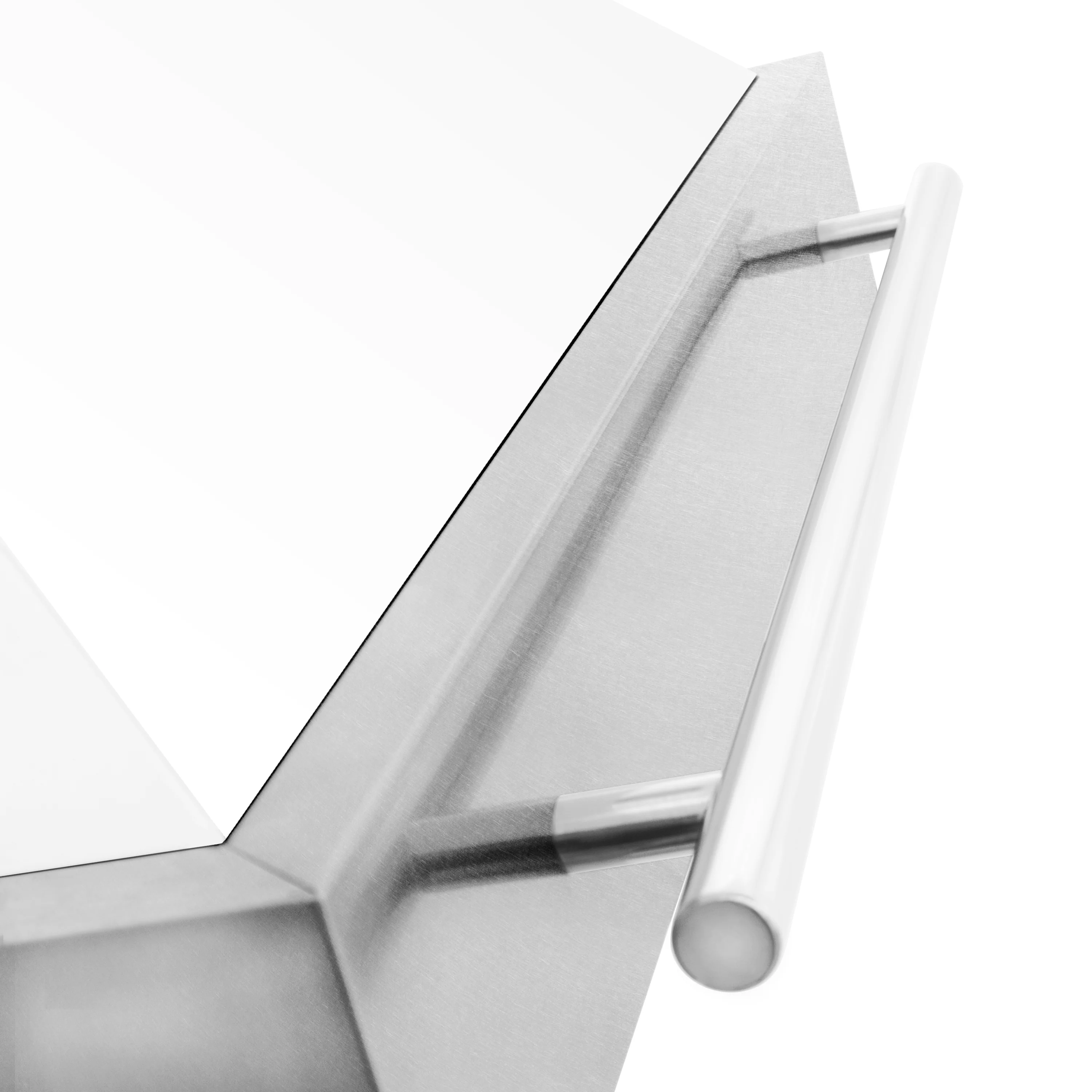 ZLINE 48" Fingerprint Resistant Stainless Steel Range Hood with White Matte Shell (8654SNX-WM48) - Image 6