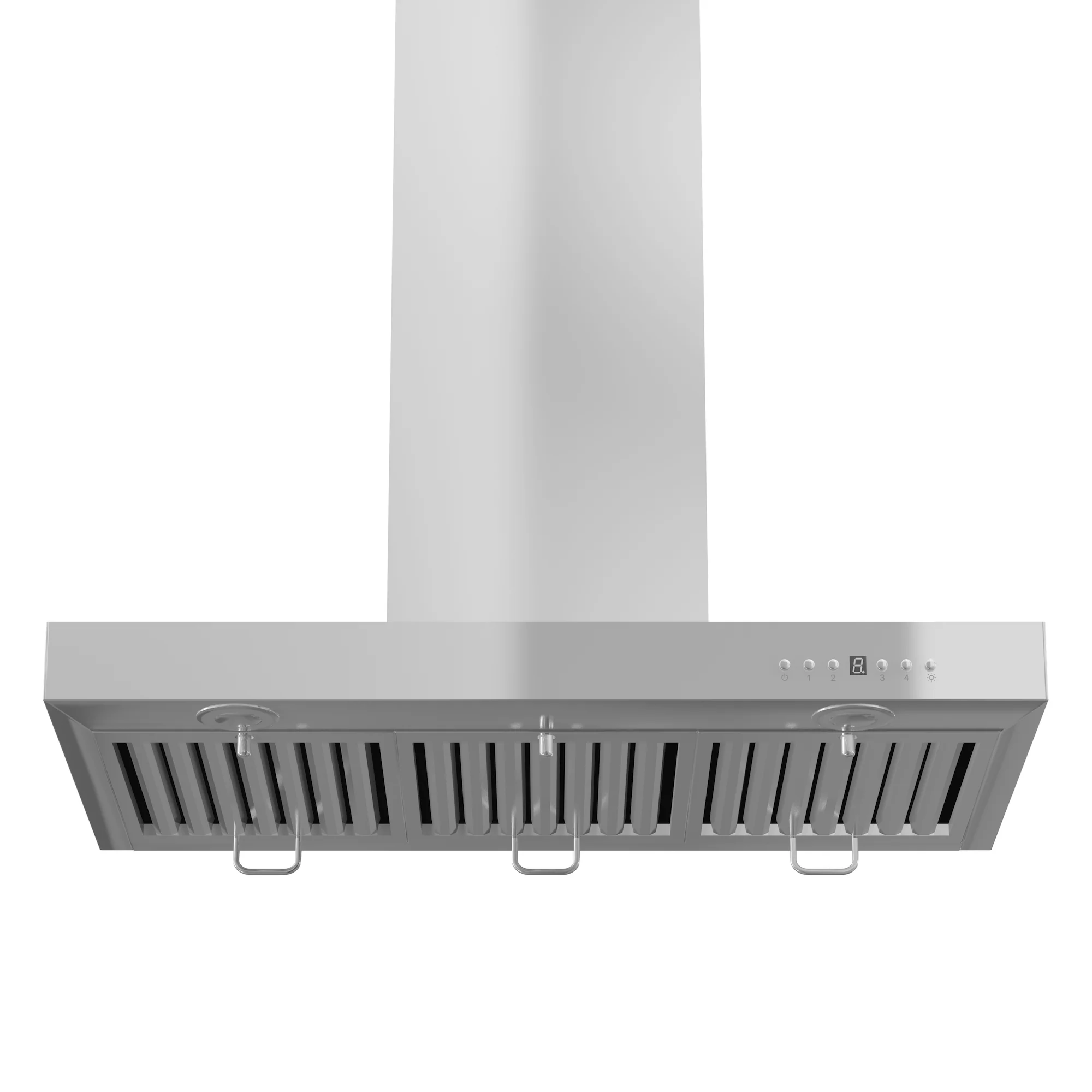 ZLINE 48" Convertible Vent Wall Mount Range Hood in Stainless Steel with Crown Molding (KECRN-48) - Image 7