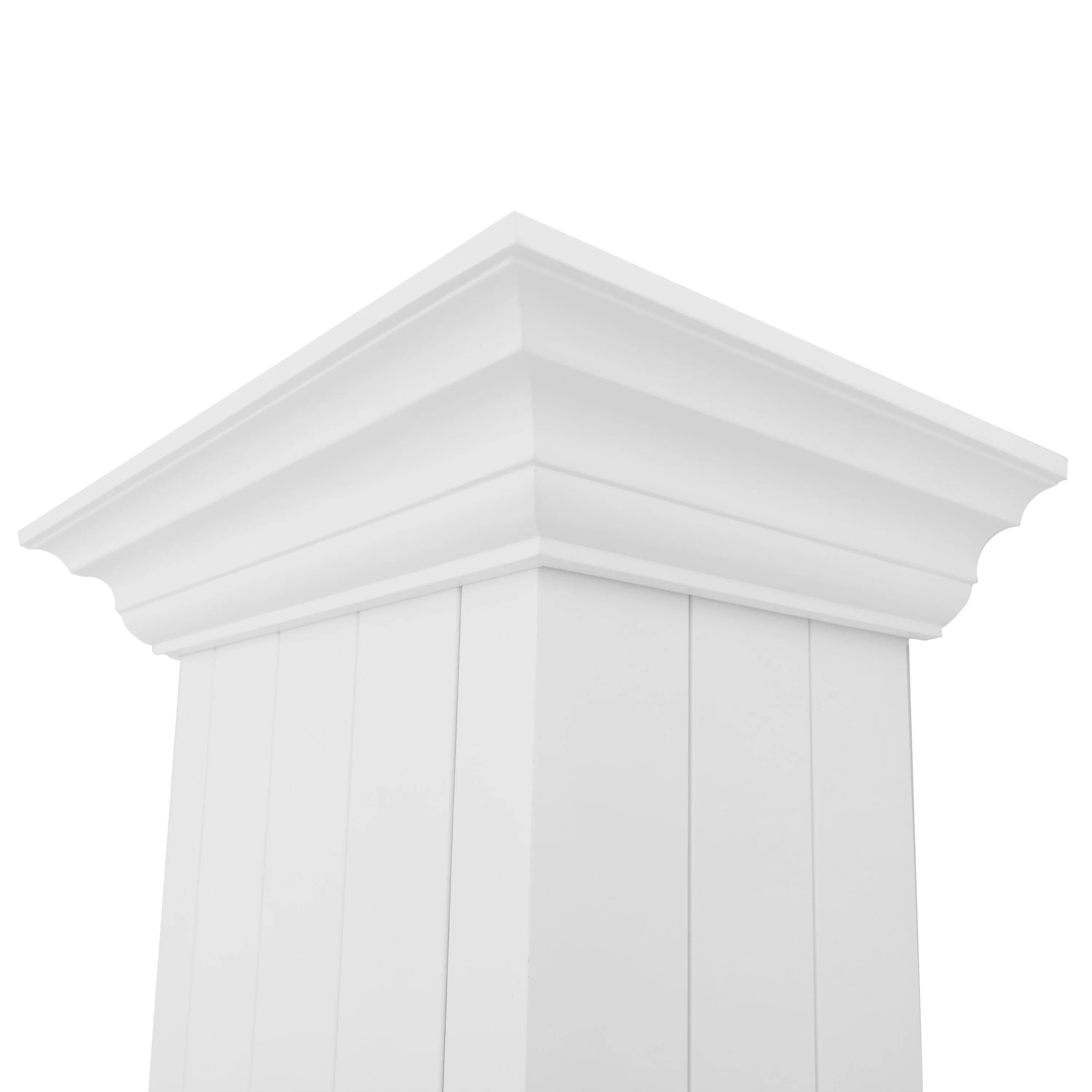 ZLINE 48 in. Wooden Wall Mount Range Hood in Shiplap Bright White Finish (KPWW-48) - Image 6