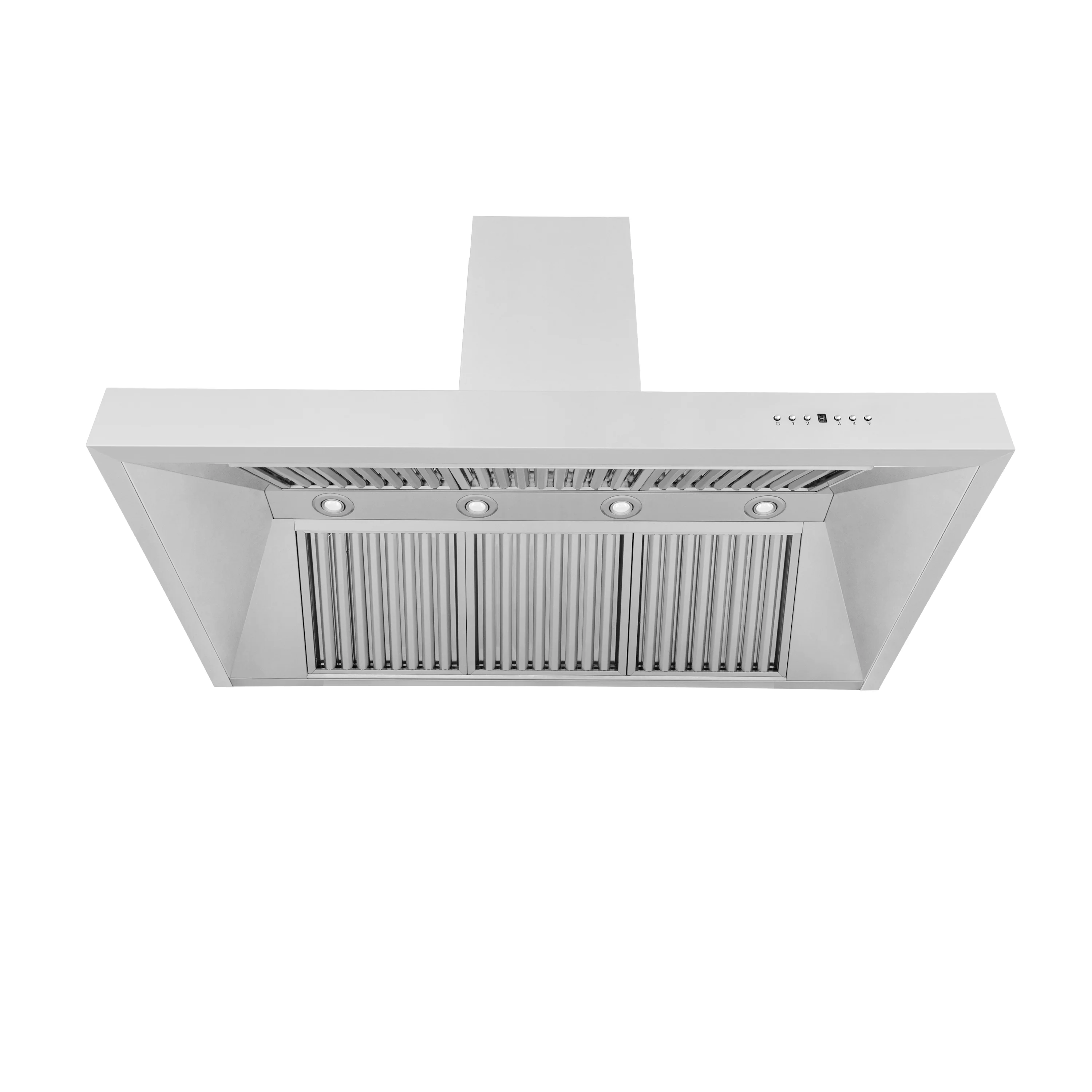 ZLINE 54" Professional Ducted Wall Mount Range Hood in Stainless Steel (697-54) - Image 5
