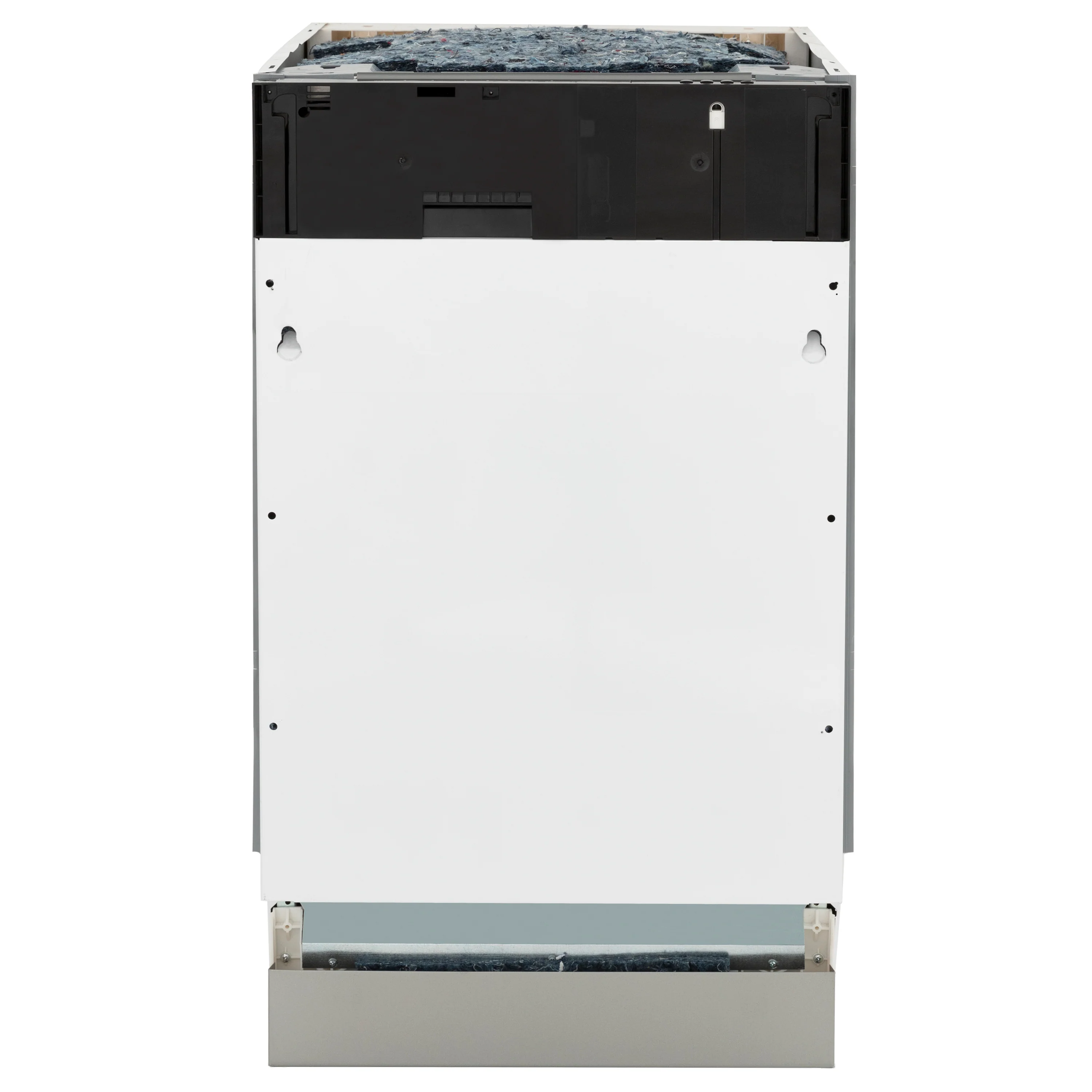 ZLINE Autograph Edition 18” Tallac Series 3rd Rack Top Control Dishwasher in Custom Panel Ready with Polished Gold Handle, 51dBa (DWVZ-18-G) - Image 4