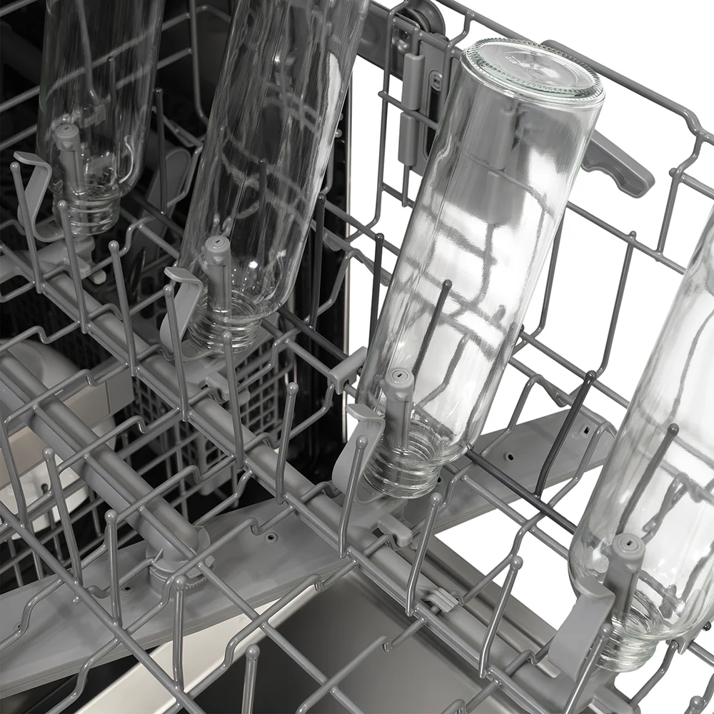 ZLINE Autograph Edition 24 in. Monument Series 3rd Rack Dishwasher with Auto Door Open Drying, 44dBa, Panel Ready with Polished Gold Handle (DWMTZ-24-G) - Image 20