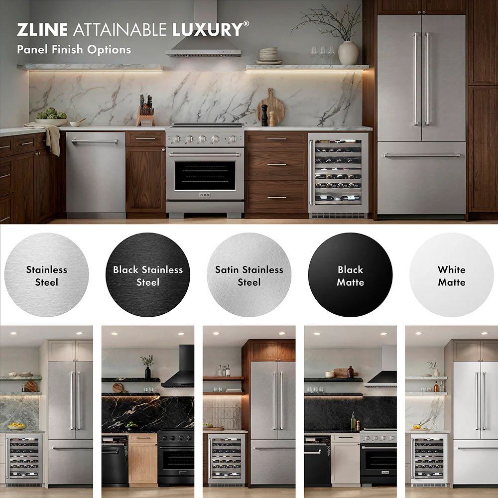 ZLINE Autograph Edition 24 in. Monument Series 3rd Rack Dishwasher with Auto Door Open Drying, 44dBa, Panel Ready with Polished Gold Handle (DWMTZ-24-G) - Image 26
