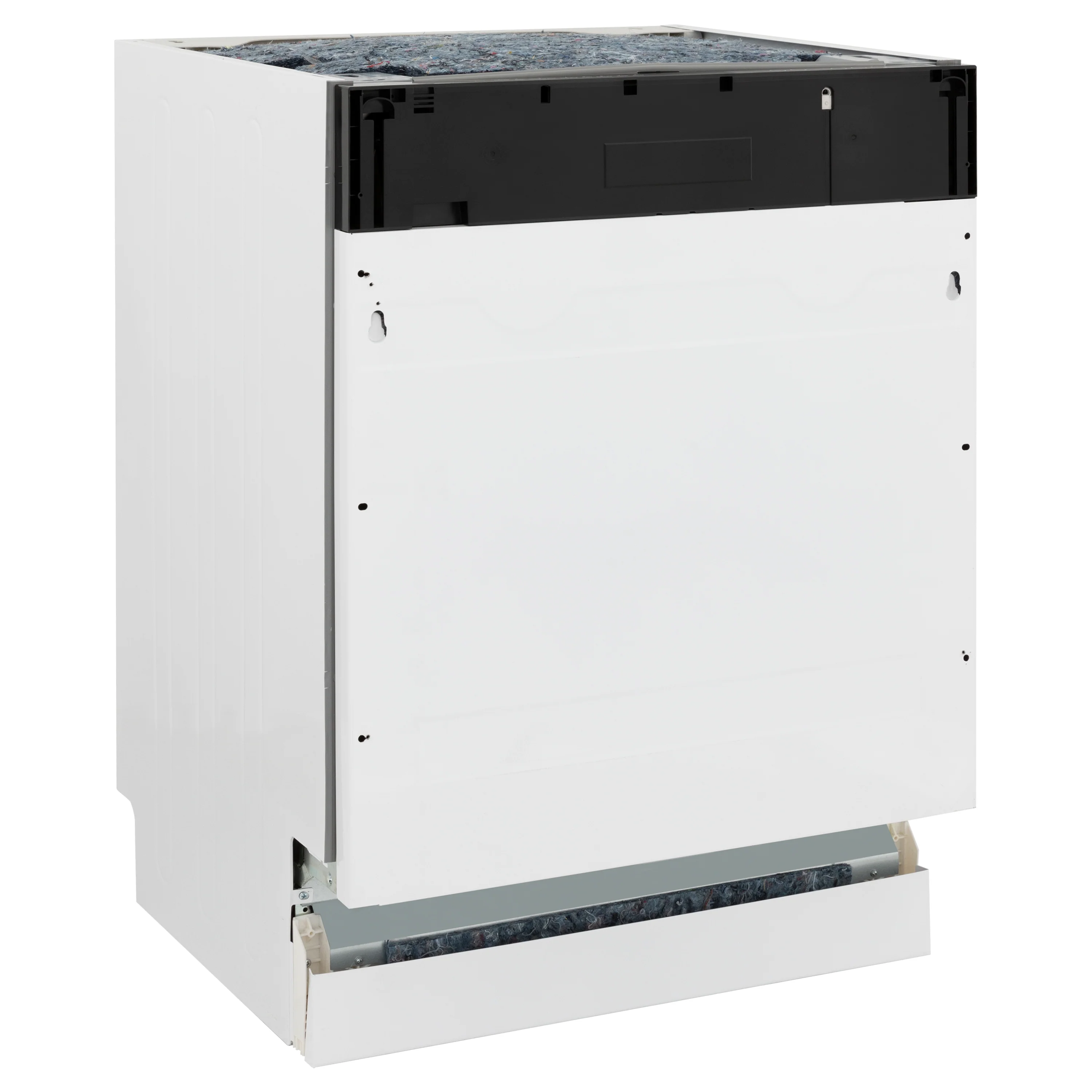 ZLINE Autograph Edition 24" Tallac Series 3rd Rack Top Control Built-In Tall Tub Dishwasher in Custom Panel Ready with Polished Gold Handle, 51dBa (DWVZ-24-G) - Image 5