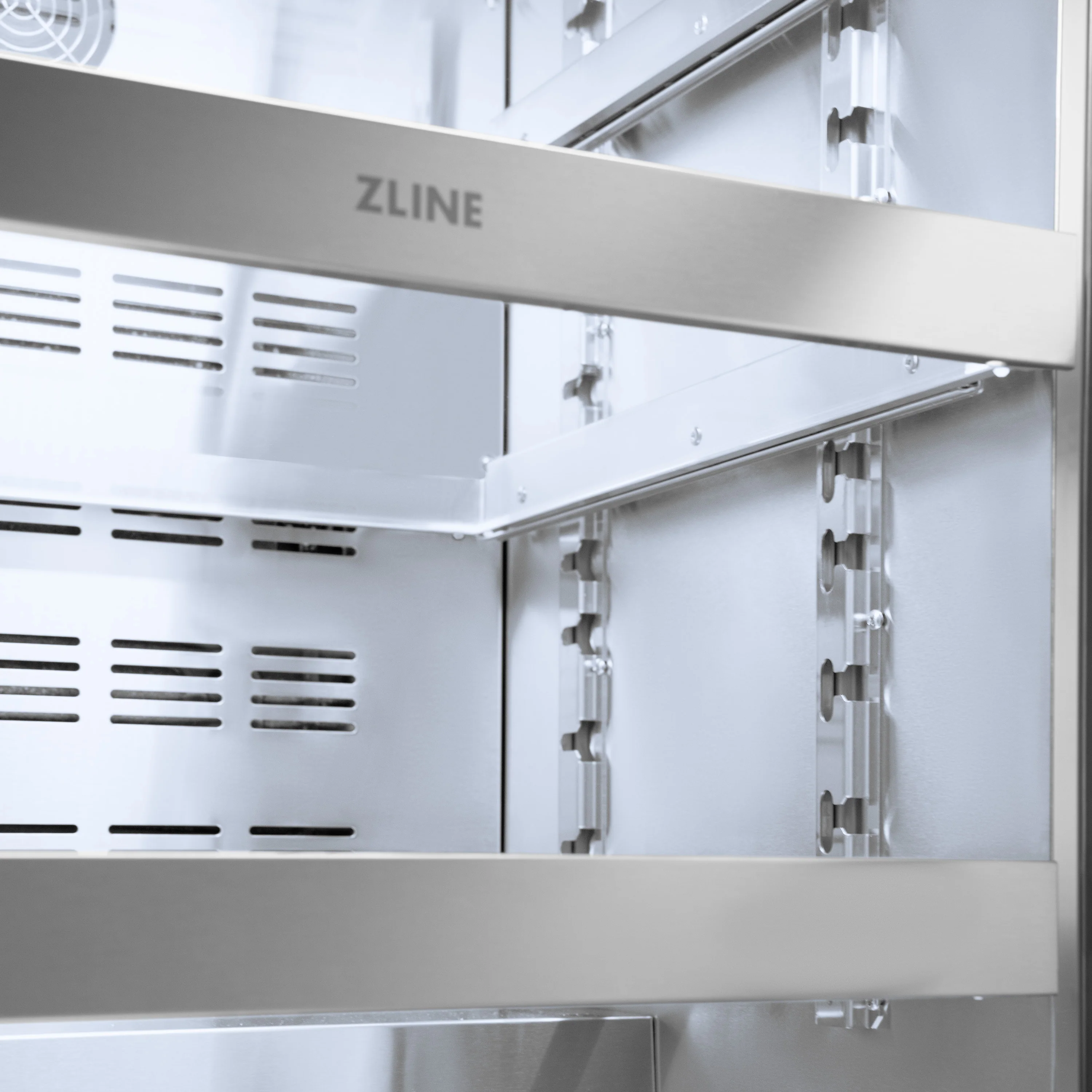 ZLINE Autograph Edition 24 in. Touchstone 151 Can Beverage Fridge With Black Stainless Steel Glass Door And Champagne Bronze Handle (RBSOZ-BS-24-CB) - Image 11