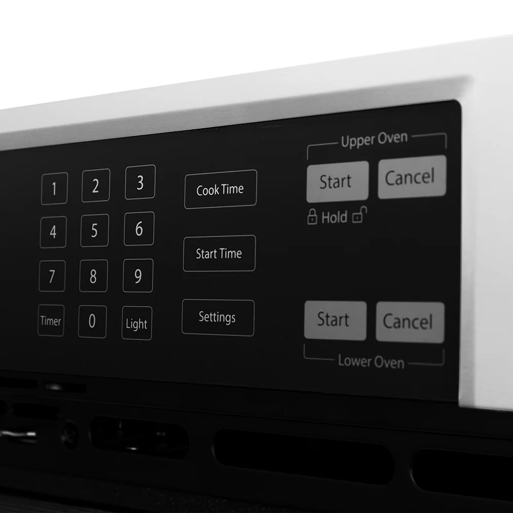ZLINE Autograph Edition 30 in. Professional True Convection Double Wall Oven with Air Fry and Self Clean in Stainless Steel with Polished Nickel Helix Handles (WADZ-30-KPN) - Image 12