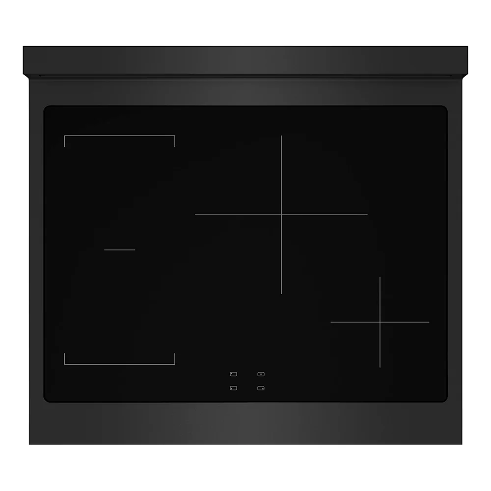 ZLINE Autograph Edition 30 in. 4.2 cu. ft. Paramount Induction Range with 4 Element Cooktop and Electric Convection Oven in Black Stainless Steel with Polished Gold Accents, Open Box-Great Condition - Image 2