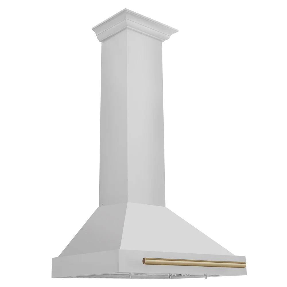 ZLINE 30 in. Autograph Edition Convertible Stainless Steel Range Hood with Stainless Steel Shell and Champagne Bronze Accents (KB4STZ-30-CB) - Image 4