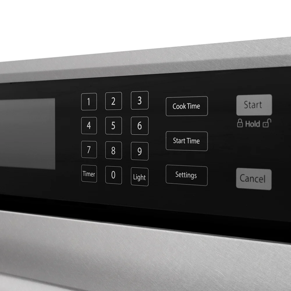 ZLINE Autograph Edition 30 in. Professional True Convection Single Wall Oven with Air Fry and Self Clean in Satin Stainless Steel with Polished Nickel Helix Handle (WASSZ-30-KPN) - Image 12
