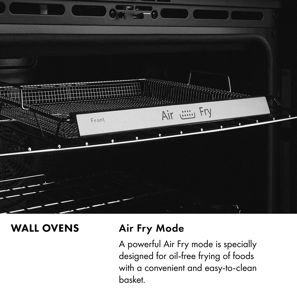 ZLINE Autograph Edition 30 in. Professional True Convection Single Wall Oven with Air Fry and Self Clean in Stainless Steel with Champagne Bronze Handle (WASZ-30-CB) - Image 25