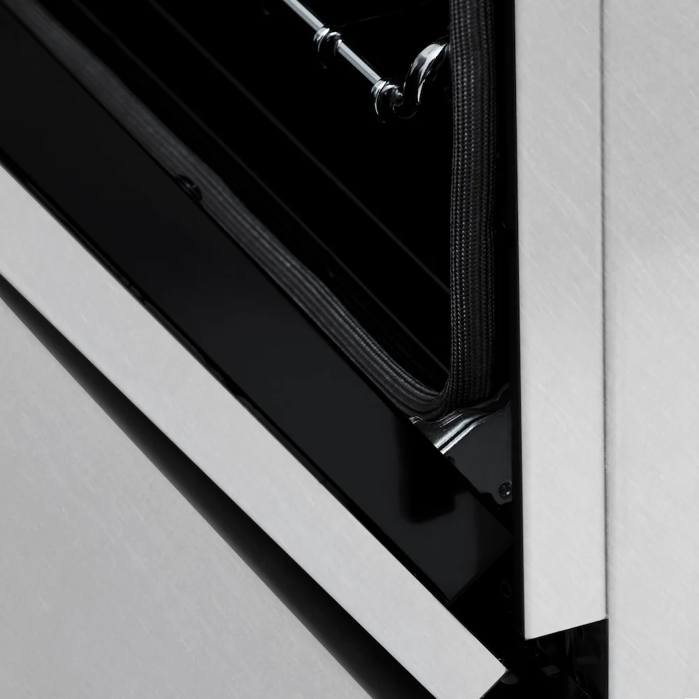 ZLINE Autograph Edition 36 in. 4.6 cu. ft. Legacy Dual Fuel Range with 6 Burner Gas Cooktop and Electric Convection Oven in Satin Stainless Steel and Matte Black Accents, Open Box-Great Condition - Image 7
