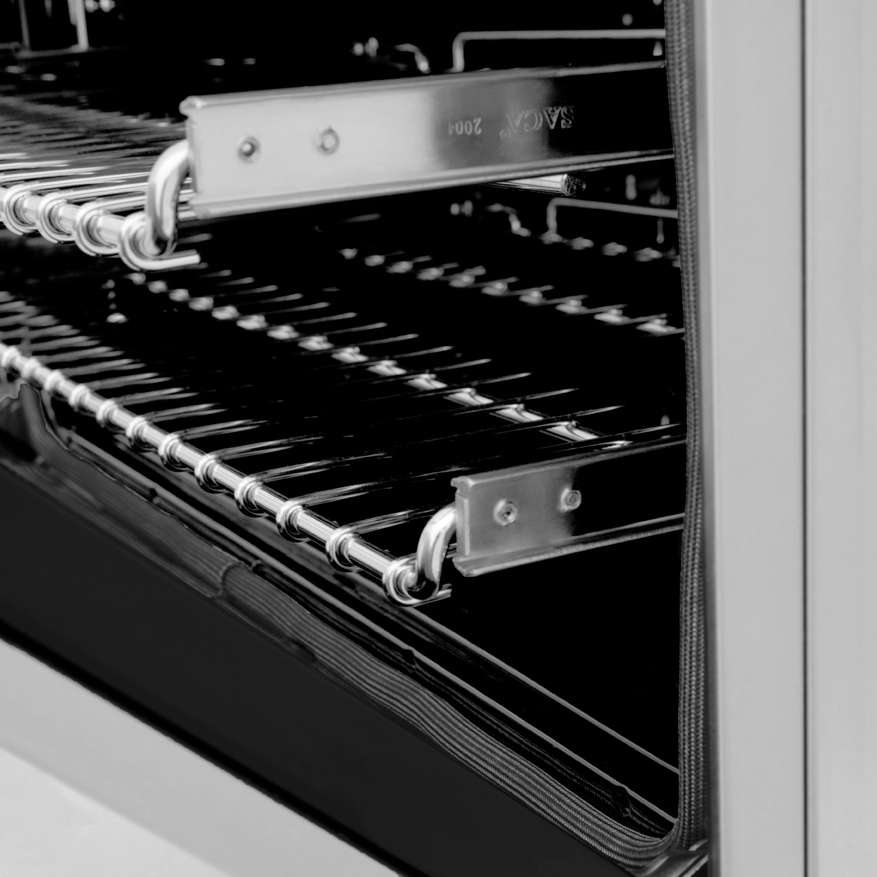 ZLINE Autograph Edition 36 in. 4.6 cu. ft. Legacy Dual Fuel Range with 6 Burner Gas Cooktop and Electric Convection Oven in Stainless Steel and Champagne Bronze Accents, Open Box-Great Condition - Image 11