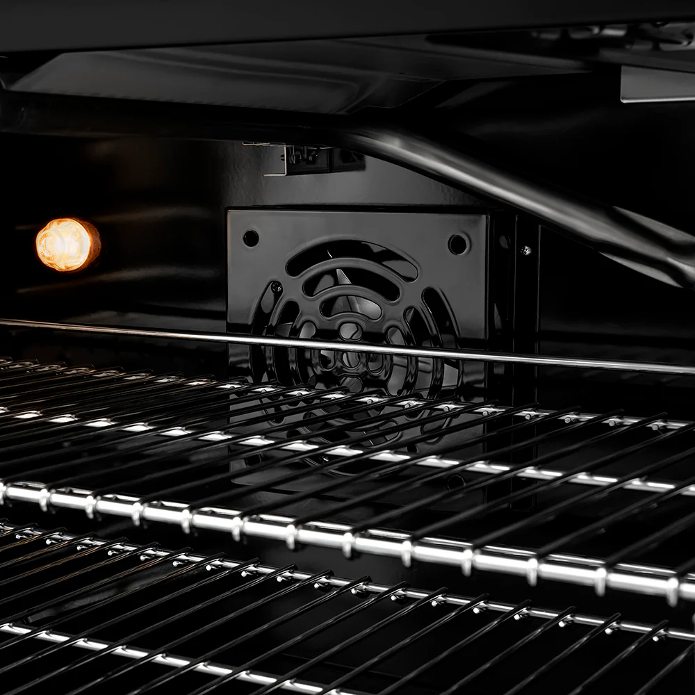 ZLINE Autograph Edition 36 in. 5.2 cu. ft. Paramount Gas Range with 6 Burner DuoPro™ Cooktop and Convection Gas Oven in Black Satin Stainless Steel and Champagne Bronze Accents, Open Box-Great Condition - Image 7