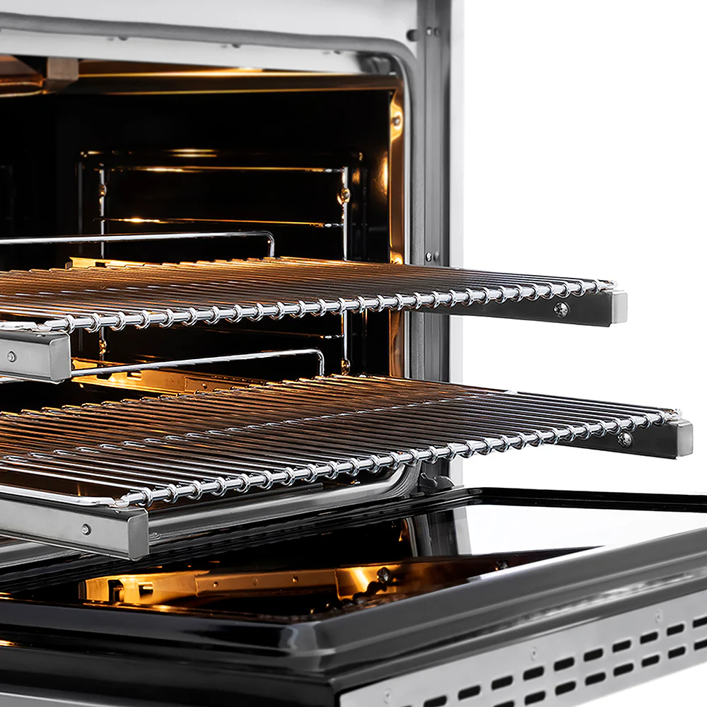 ZLINE Autograph Edition 36 in. 5.2 cu. ft. Paramount Gas Range with 6 Burner DuoPro™ Cooktop and Convection Gas Oven in Stainless Steel and Polished Gold Accents, Open Box-Great Condition - Image 9