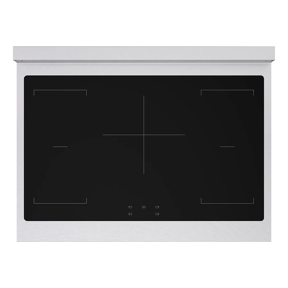 ZLINE Autograph Edition 36 in. 5.2 cu. ft. Paramount Induction Range with 5 Element Cooktop and Electric Convection Oven in Satin Stainless Steel with Black Matte Door and Champagne Bronze Accents, Open Box-Great Condition - Image 2