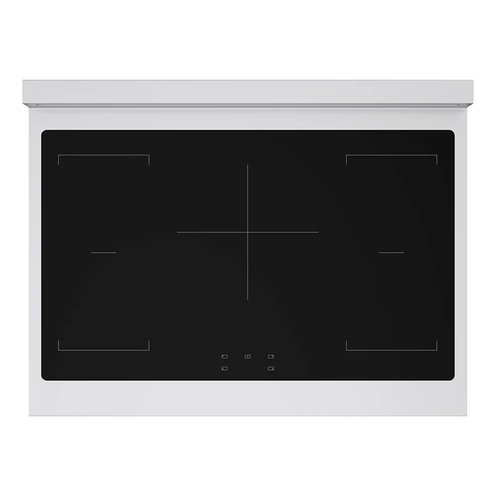 ZLINE Autograph Edition 36 in. 5.2 cu. ft. Paramount Induction Range with 5 Element Cooktop and Electric Convection Oven in Stainless Steel with Black Matte Door and Polished Gold Accents (SINRZ-BLM-36-G) - Image 2