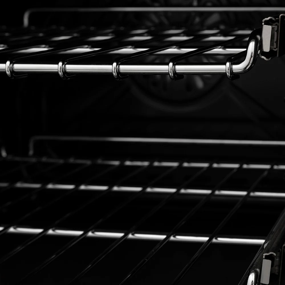 ZLINE Autograph Edition 36 in. 4.6 cu. ft. Legacy Dual Fuel Range with 6 Burner Gas Cooktop and Electric Convection Oven in Black Stainless Steel and Polished Gold Accents (RABZ-36-G) - Image 12