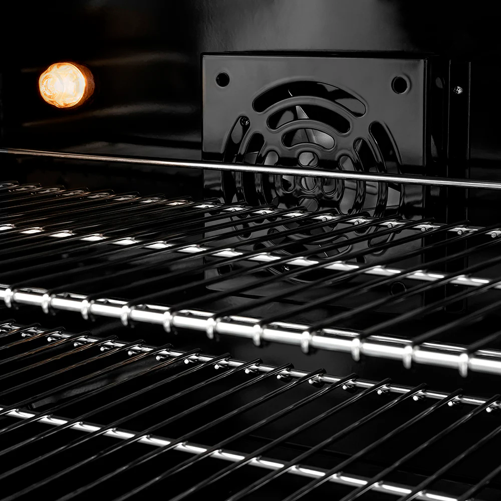 ZLINE Autograph Edition 36 in. 5.2 cu. ft. Paramount Dual Fuel Range with 6 Burner DuoPro™ Cooktop and Electric Convection Oven in Satin Stainless Steel with White Matte Door and Champagne Bronze Accents (PSDRSZ-WM-36-CB) - Image 6