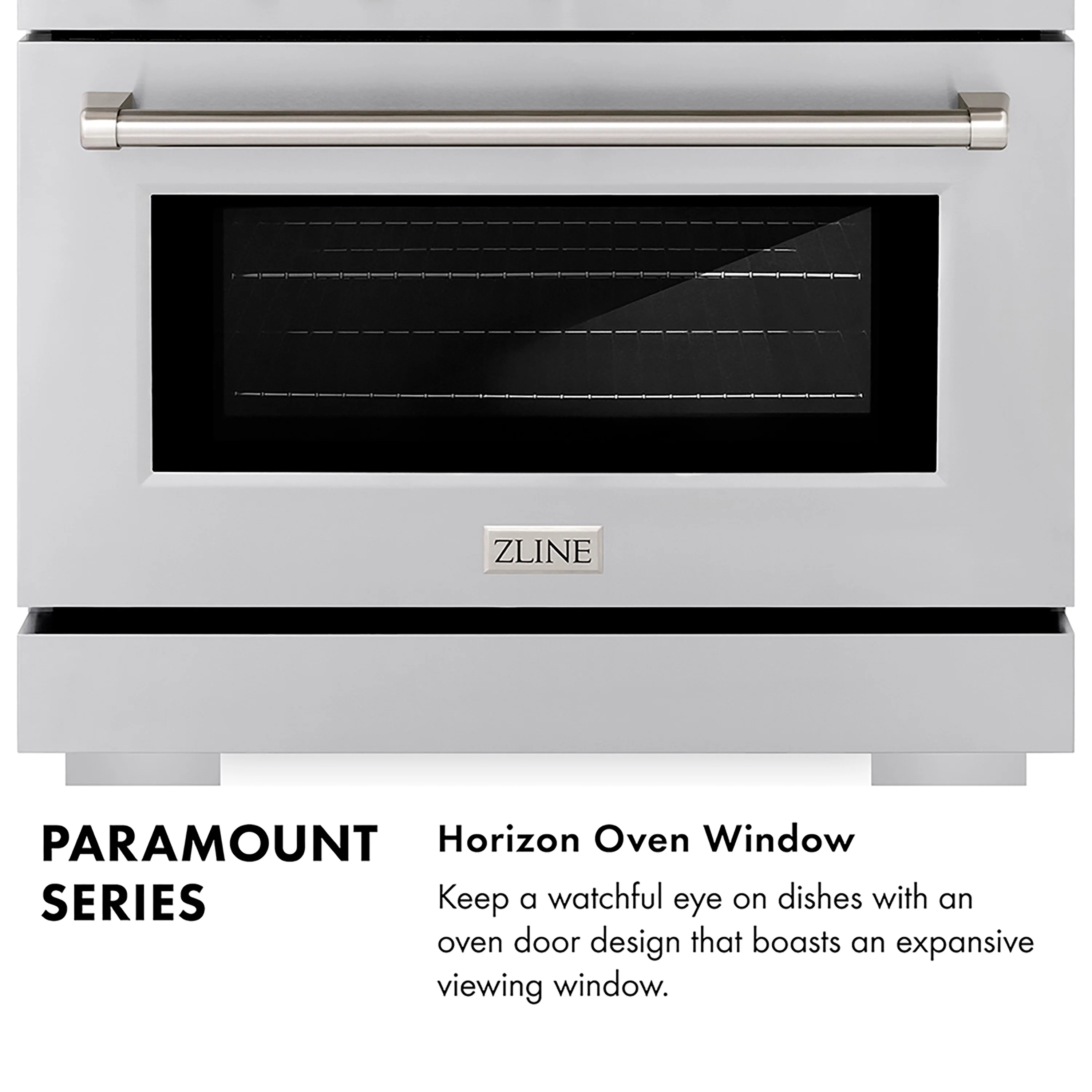 ZLINE Autograph Edition 36 in. 5.2 cu. ft. Paramount Gas Range with 6 Burner DuoPro™ Cooktop and Convection Gas Oven in Satin Stainless Steel with White Matte Door and Polished Gold Accents (PSGRSZ-WM-36-G) - Image 14