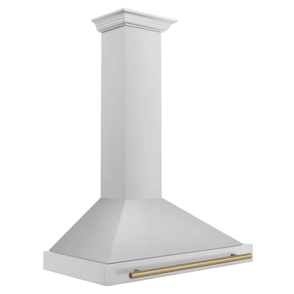 ZLINE 36 in. Autograph Edition Convertible Stainless Steel Range Hood with Stainless Steel Shell and Champagne Bronze Accents (KB4STZ-36-CB) - Image 5