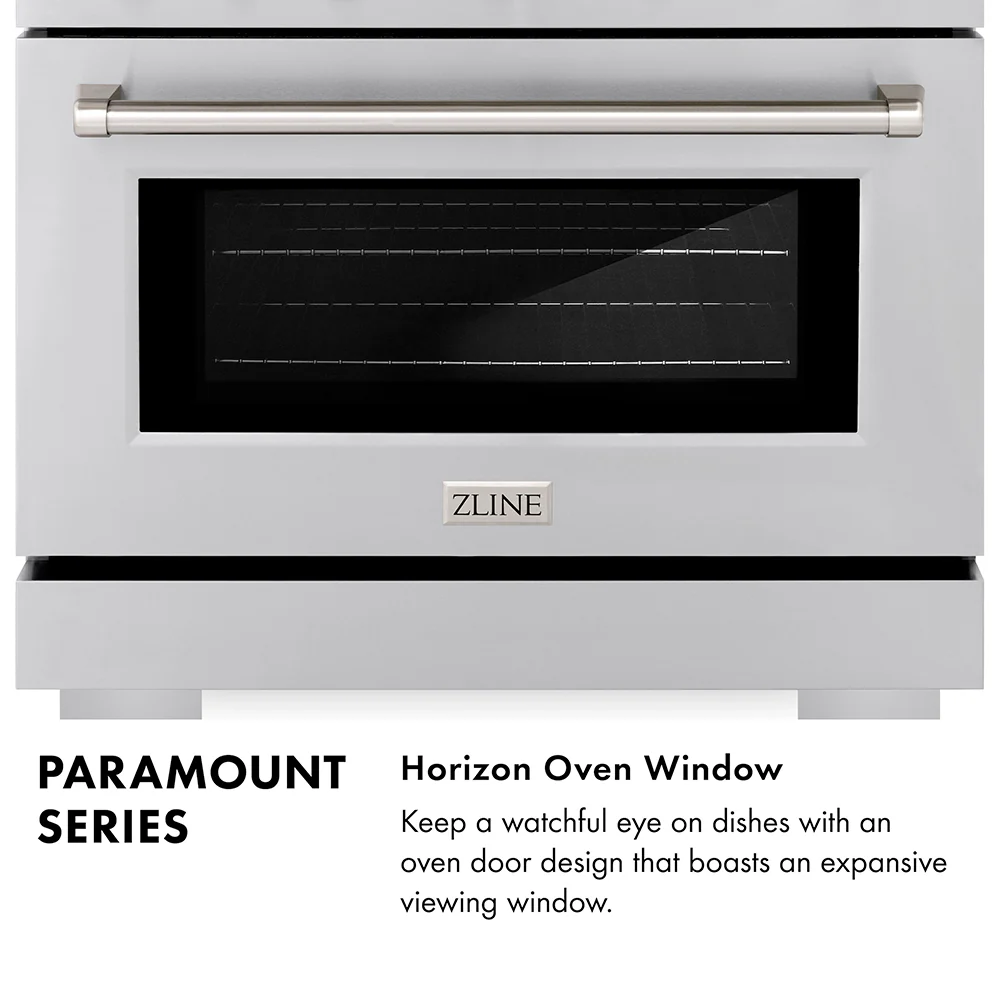 ZLINE Autograph Edition 48 in. 6.7 cu. ft. Paramount Dual Fuel Range with 8 Burner DuoPro™ Cooktop and Dual Ovens in Stainless Steel and Matte Black Accents (PSDRZ-48-MB) - Image 16